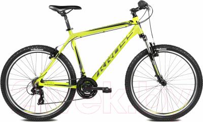 Велосипед Kross Hexagon X1 2016 (M, лайм/черный глянцевый)
