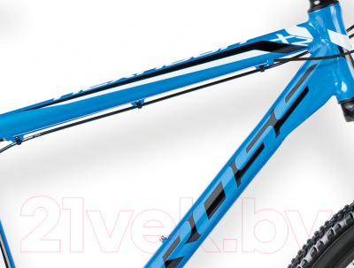 Велосипед Kross Hexagon X2 Disc (L, синий/белый глянцевый)