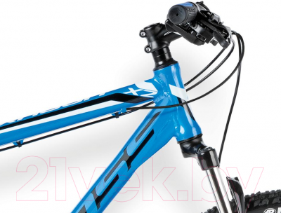 Велосипед Kross Hexagon X2 Disc (L, синий/белый глянцевый)