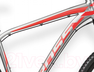 Велосипед Kross Level B1 2016 (L, графит/красный/черный глянец)
