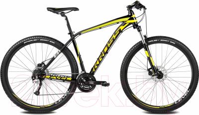 Велосипед Kross Level B1 2016 (L, черный/желтый/белый глянец)