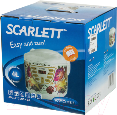 Мультиварка Scarlett SC-MC410S11 (жостово) - коробка