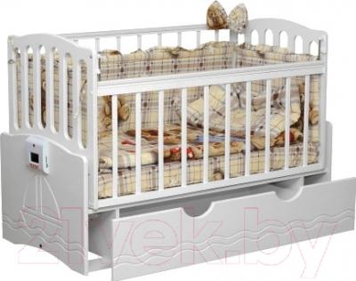 Детская кроватка Daka Baby Укачайка 03 (белый)