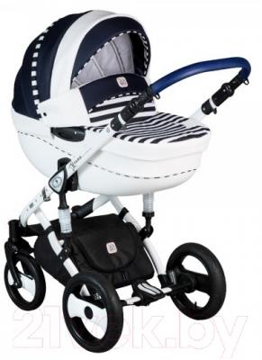 Детская универсальная коляска Dada Paradiso Group Stars 3в1 (синий)