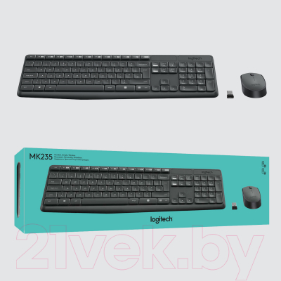 Клавиатура+мышь Logitech MK235 / 920-007948