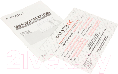 Микроволновая печь Daewoo KOR-6LBRB - документы
