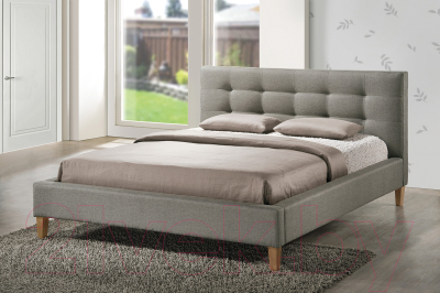 Двуспальная кровать Signal Texas 160x200 (серый)