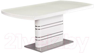 Обеденный стол Signal Gucci 140x85 (белый лак)