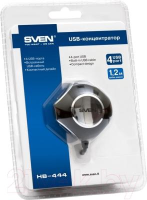 USB-хаб Sven HB-444 (черный)