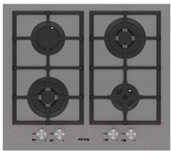 Газовая варочная панель Korting HG665C2TX