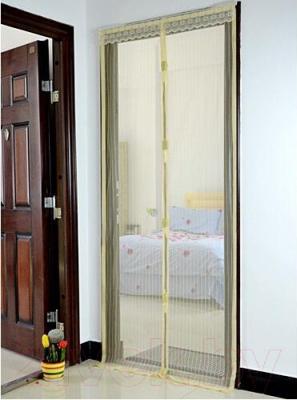 Москитная сетка на дверь Lixin Белая - в интерьере