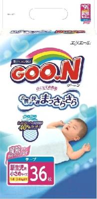 Подгузники детские Goo.N N/B 1.8-3кг (36шт)