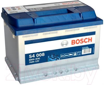 Автомобильный аккумулятор Bosch S4 008 574 012 068 / 0092S40080 (74 А/ч)