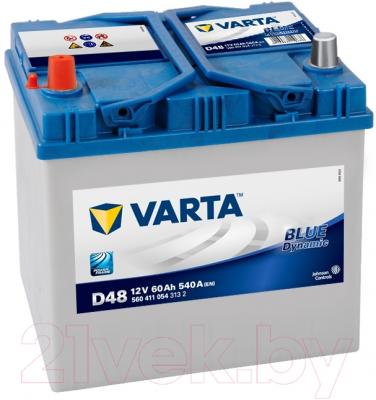 Автомобильный аккумулятор Varta Blue Dynamic D48 560 411 054 (60 А/ч)