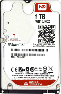 Жесткий диск Western Digital Red 1TB (WD10JFCX)