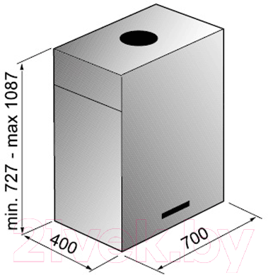 Вытяжка коробчатая Korting KHA7950X Cube