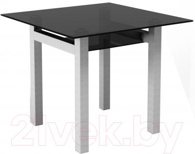 Обеденный стол Artglass Tornado 90 (серый)