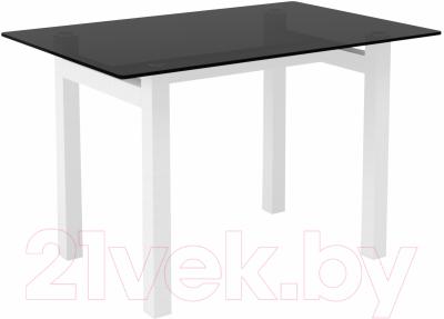 Обеденный стол Artglass Quardi 120 (серый/белый)