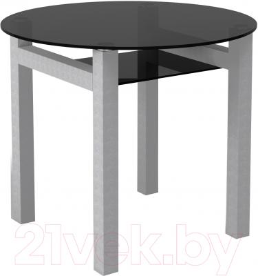Обеденный стол Artglass Ringo Cleo 90 (серый)