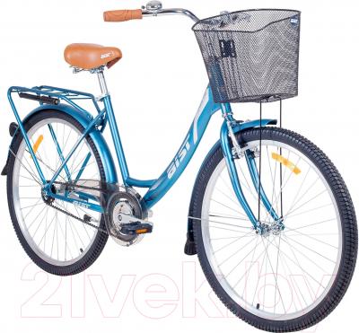 Велосипед AIST Jazz 1.0 (голубой/графит)