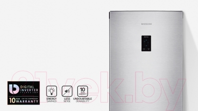 Холодильник с морозильником Samsung RB33J3301SS