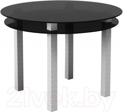 Обеденный стол Artglass Ringo Cristal (серый)