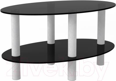 Журнальный столик Artglass Вальс (серый)