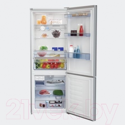 Холодильник с морозильником Beko RCNE520E20ZGW