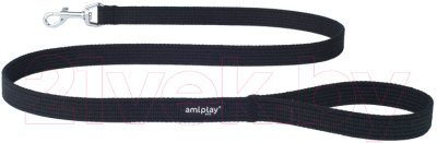 Поводок Ami Play Cotton AMI044 (S, черный)