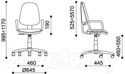 Кресло офисное Nowy Styl Comfort GTP Q (ZT-18)