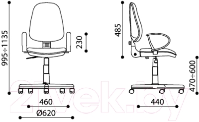 Кресло офисное Nowy Styl Comfort GTP Q (ZT-24)