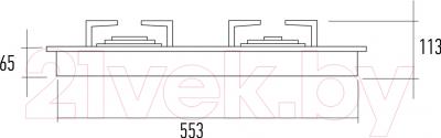 Газовая варочная панель Kuppersberg FQ6TG L