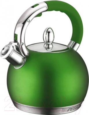 Чайник со свистком Peterhof PH-15615 (зеленый)