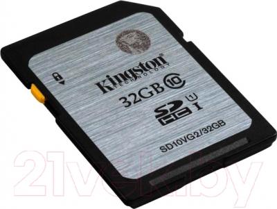 Карта памяти Kingston SDHC (Class 10) 32GB (SD10VG2/32GB)