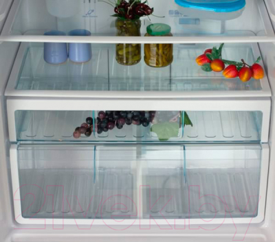 Холодильник с морозильником Hitachi R-V662PU3PBE