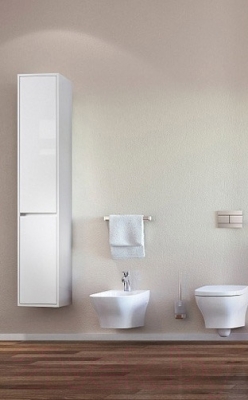 Шкаф-пенал для ванной Belux Лира ПН30 (белый, правый)