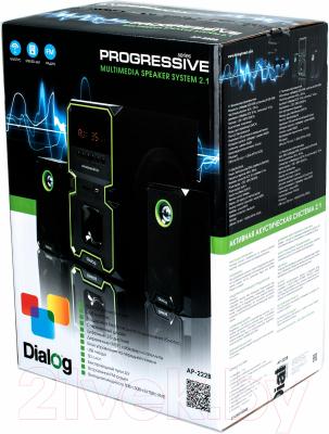 Мультимедиа акустика Dialog Progressive AP-222B (черный)