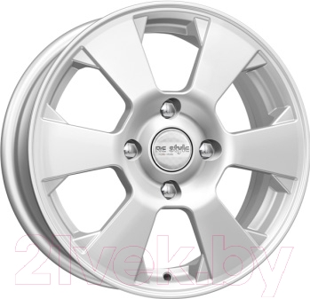 Литой диск K&K KC718 (ZV Cobalt) 15x6" 4x100мм DIA 56.6мм ET 39мм 66492 (Сильвер)