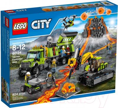 Конструктор Lego City База исследователей вулканов (60124)