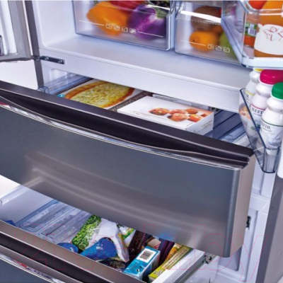 Холодильник с морозильником Candy CCMN 7182 IX (34002115)
