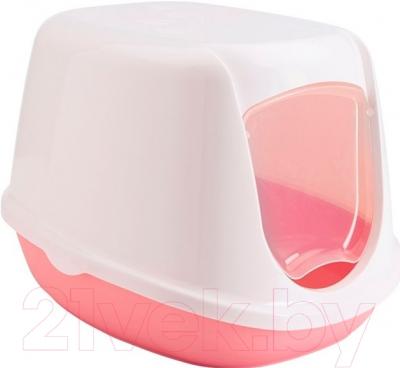 Туалет-домик Savic Duchesse 200000WX (бело-розовый)