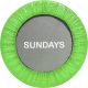 Миниатюра изображения товара Батут Sundays D91 (зеленый)
