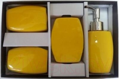 Набор аксессуаров для ванной Максресурс BH082-2 (желтый)