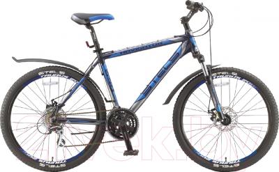 Велосипед STELS Navigator 650 MD 2016 (19,темно-синий/серебристый/синий)
