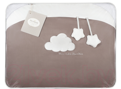 Комплект постельный для малышей Perina Бамбино / ББ4-01.5 (4 предмета, капучино)