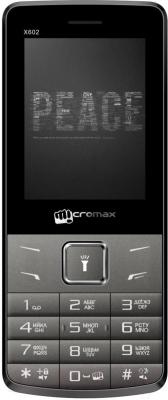 Мобильный телефон Micromax X602 (серый)