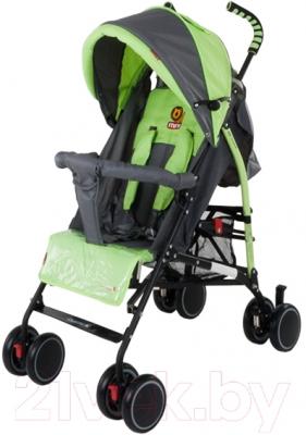 Детская прогулочная коляска Adamex Mini (серо-зеленый)