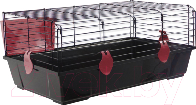 Клетка для грызунов Voltrega 001526N (бордовый)