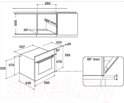 Электрический духовой шкаф Hotpoint-Ariston FA2 530 H WH HA