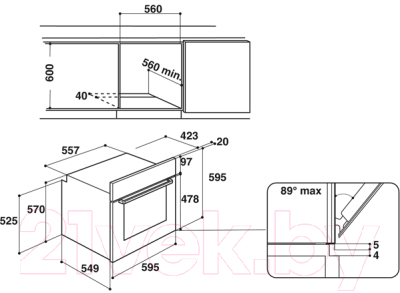 Электрический духовой шкаф Hotpoint-Ariston FA3 841 H IX HA